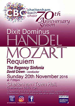 Handel Dixit Dominus and Mozart Requiem